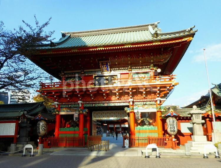 神田明神　随神門 神田明神,神田神社,平将門の写真素材