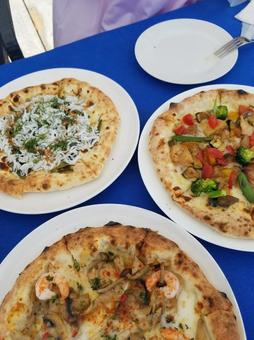 ピザ3種類 ピザ,ピッツァ,pizzaの写真素材