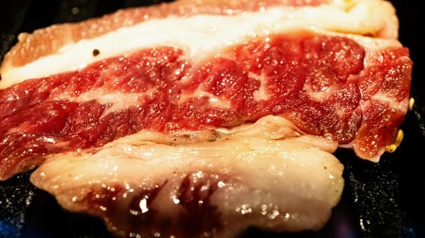 焼肉のカルビ 焼肉のカルビ 焼肉,カルビ,牛カルビの写真素材