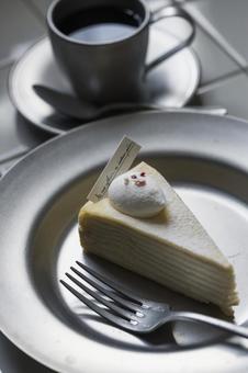 ミルクレープ ミルクレープ,ケーキ,スイーツの写真素材