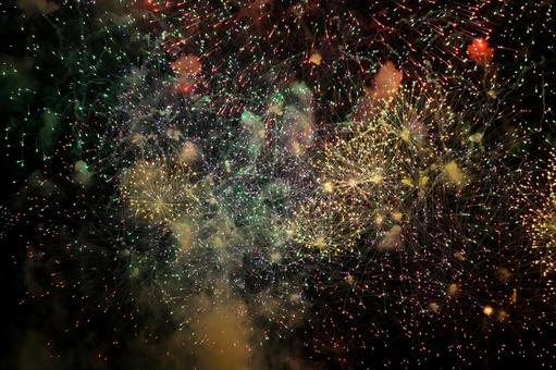 釈迦堂川の花火2025_04 釈迦堂川の花火2025_04の写真