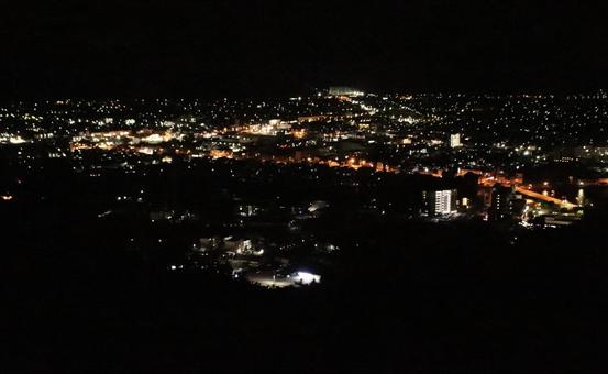 見とれる萩の夜景 見とれる萩の夜景の写真