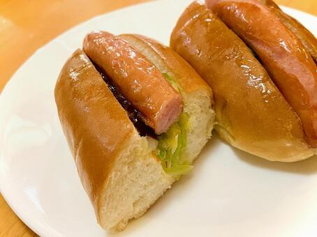 ホットドッグ 01 ホットドッグ,ウィンナー,パンの写真素材