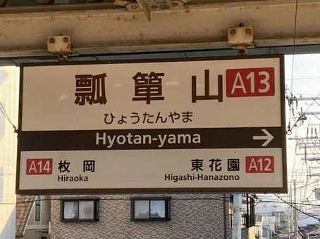 Photo, station name label, kintetsu, nara line, 
