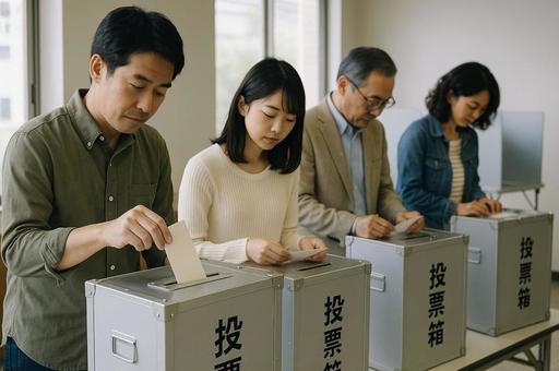 選挙の投票 選挙の投票の写真