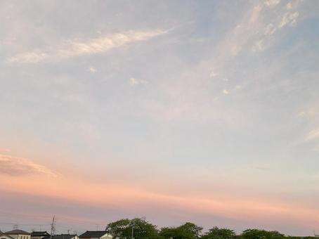 夏の夕焼け3 夏の夕焼け3の写真