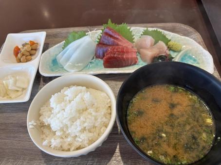 お刺身定食 お刺身定食 お刺身定食,お刺身,定食の写真素材