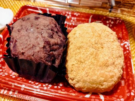 おはぎ おはぎ,スイーツ,お盆の写真素材