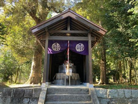 大己貴神社・大国様（横） 大己貴神社,福岡県朝倉郡,大国主の写真素材