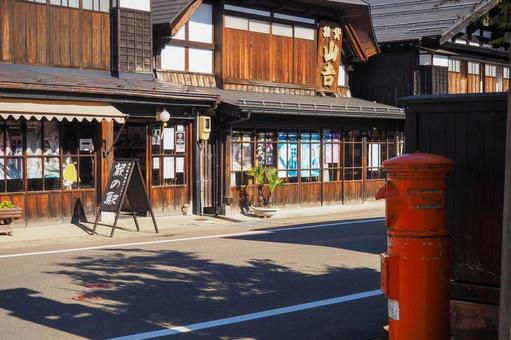 増田町 町並み 増田町 町並み 下町,秋田県,横手市の写真素材