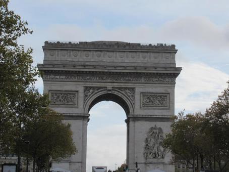 フランス、パリの観光地のエトワール凱旋門 フランス、パリの観光地のエトワール凱旋門 フランス,パリ,凱旋門の写真素材