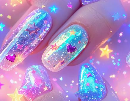 可愛いネイルアート 可愛いネイルアート の写真