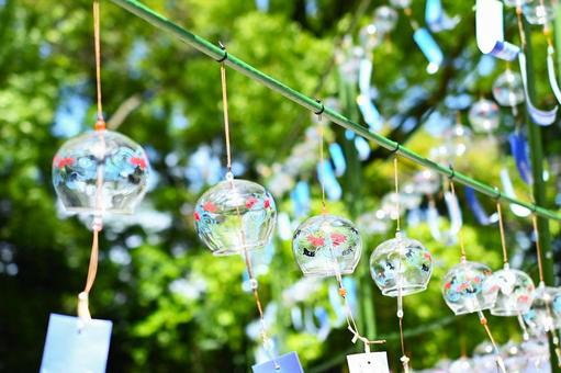 風鈴祭り 風鈴祭り 風鈴,夏,風の写真素材