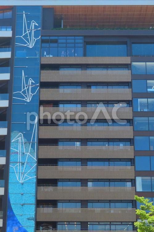 【広島県】おりづるタワー 鶴,展望台,旅行の写真素材