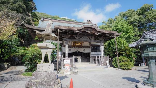 第10番札所 切幡寺 本堂 第10番札所 切幡寺 本堂 お遍路,弘法大師,千手観音の写真素材