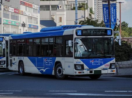京成バス 4570 海浜幕張駅 京成バス,京成バス千葉セントラル,京成グループの写真素材
