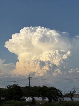 夏の雲 夏の雲 雲,夏,入道雲の写真素材