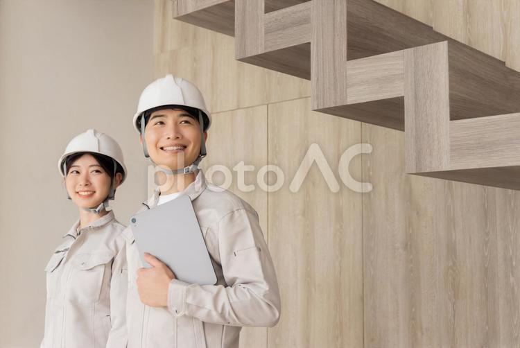 建設　不動産　設計　建築　エンジニア 建設,工事,エンジニアの写真素材