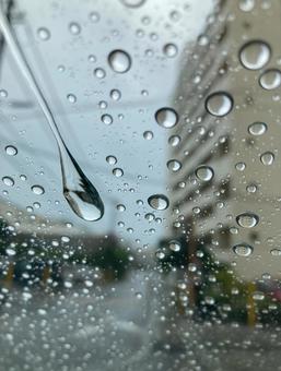 しずく 雨,雨粒,天気悪いの写真素材