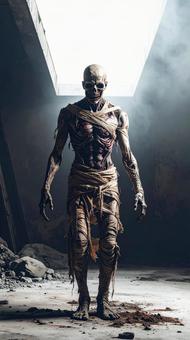 ホラー作品に使えるミイラのモンスター ホラー作品に使えるミイラのモンスターの写真