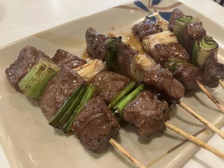 肉の焼き鳥 ハラミ 肉の焼き鳥 ハラミの写真