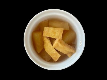 大根と油揚げの煮物 大根,油揚げ,煮物の写真素材