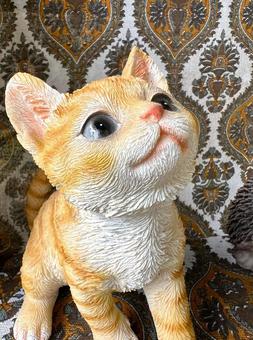 猫のオブジェ 猫のオブジェの写真