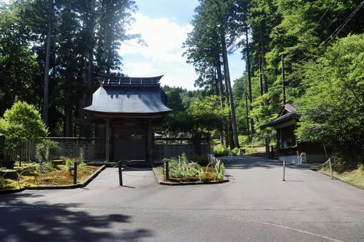 上越市、春日山林泉寺・惣門、謙信公ゆかり 上越市、春日山林泉寺・惣門、謙信公ゆかり 惣門,春日山,林泉寺の写真素材