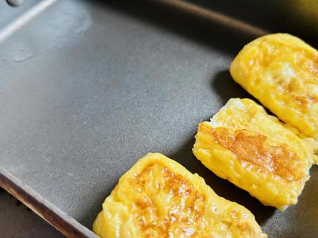 卵焼き、コピースペース 卵焼き,卵,食べ物の写真素材