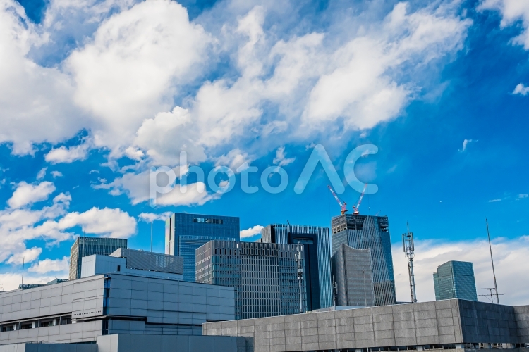 東京　大都市の風景 東京,東京都,中央区の写真素材