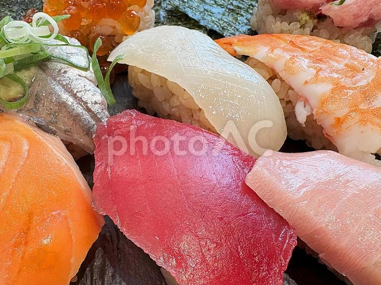 握りずし　アップ 寿司,握りずし,おすしの写真素材