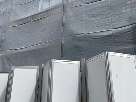 建築現場 現場,工事中,足場の写真素材