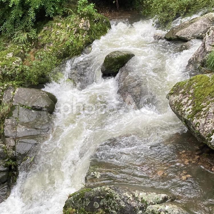 見帰りの滝上流 見帰りの滝,滝,水の写真素材