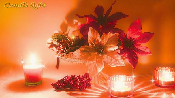 クリスマス19-2 クリスマス,クリスマスキャンドル,オーナメントの写真素材