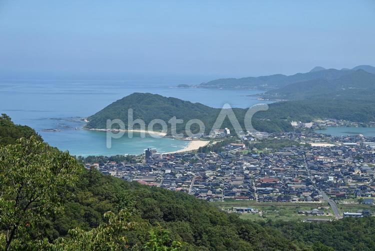 京都京丹後網野の街並み 自然,岩,背景の写真素材