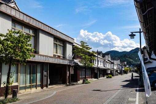 旧長崎街道 塩田宿の街並み 旧長崎街道 塩田宿の街並み 塩田,旧長崎街道,街並みの写真素材