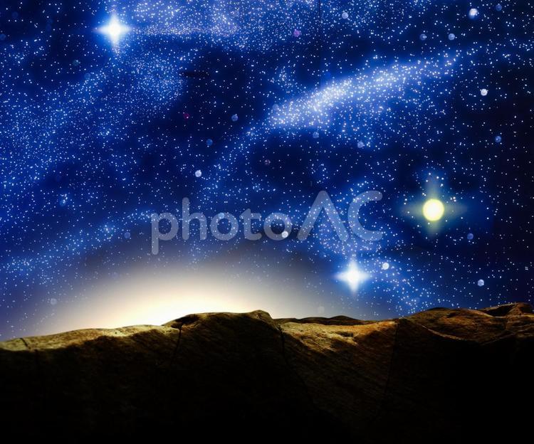 宇宙、惑星、地球イメージ26 宇宙,地球,成層圏の写真素材