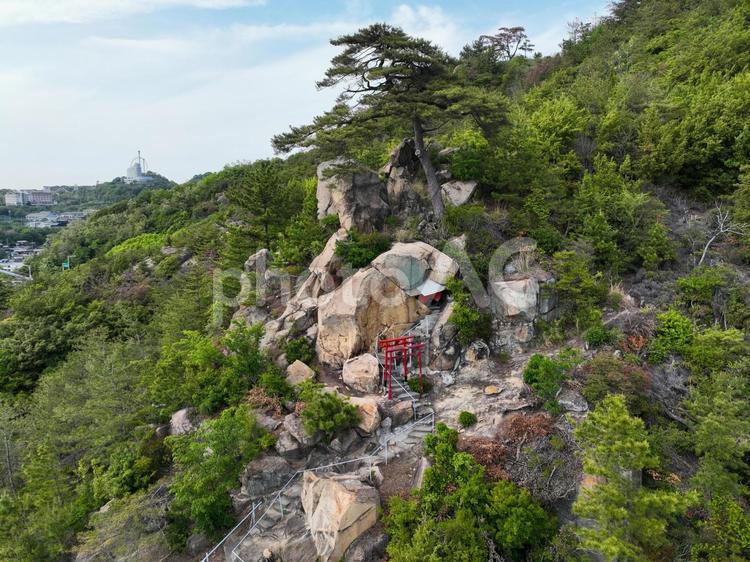 岡山県倉敷市　穴場稲荷 穴場稲荷神社,穴場稲荷,穴場稲荷大明神の写真素材