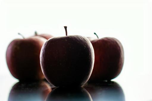 Photo, apple, autumn, white background, 