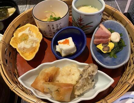 かご盛り膳 かご盛り膳,和食,美味しいの写真素材