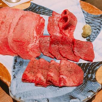 焼肉(タン) 焼肉(タン) フード,何人もありません,お肉の写真素材