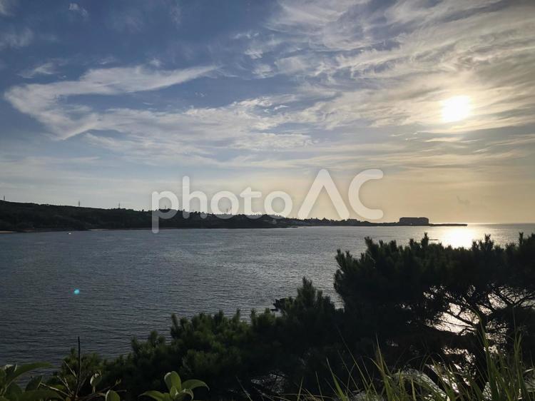 沖縄の海の風景 沖縄,旅,日本の写真素材