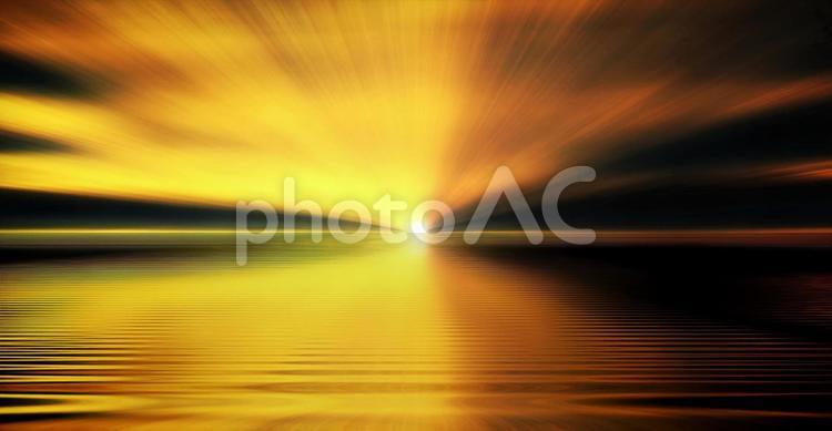 背景イメージ素材/朝陽・夕陽ゴールド 朝陽,夕陽,背景の写真素材