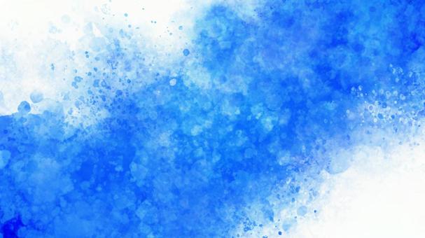 Blue watercolor brush marks, background materials, textures Blue watercolor brush marks, background materials, textures
