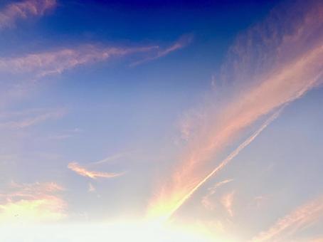 夕焼け空 夕焼け空の写真