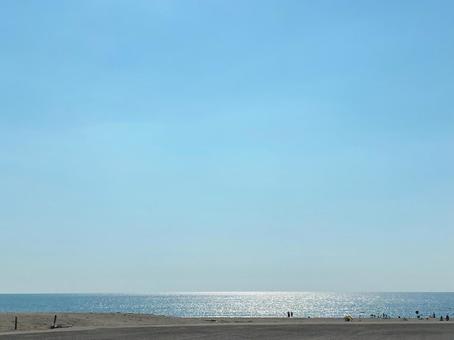 日本海の砂浜と空3 日本海の砂浜と空3 空,海,砂の写真素材
