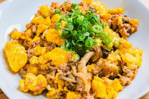 麻婆卵 麻婆卵,卵料理,麻婆の写真素材