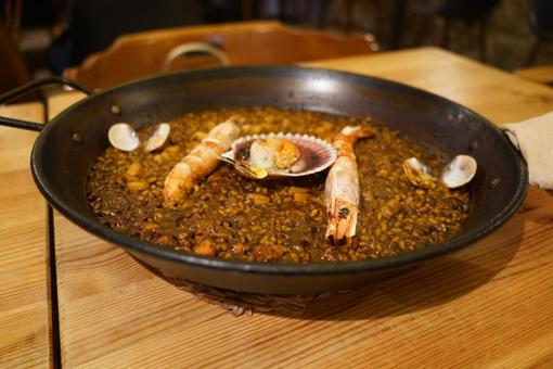 スペイン本場のパエリア パエリア,パエリャ,スペインの写真素材