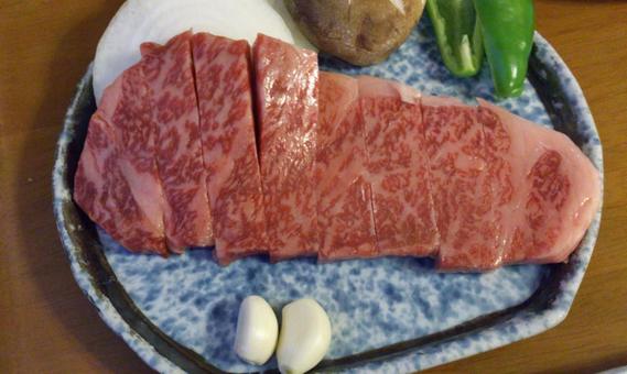 A5ランクのステーキ A5ランクのステーキ ステーキ,食材,a5ランクの写真素材