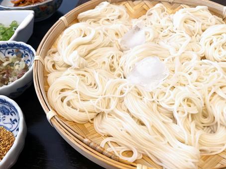 夏の涼味(茹で素麺)14 夏の涼味(茹で素麺)14 そうめん,涼味,夏の写真素材